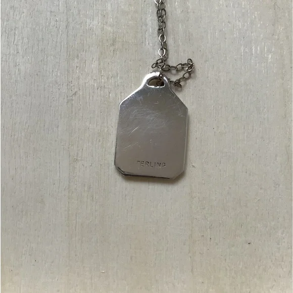 Virgo zodiac pendant-charm 16” chain (astrology) New Vintage sterling silver - Picture 10 of 13